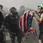 image for Protester on 101 Freeway in Los Angeles today