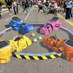 image for I made this Hungry Hungry Hippos street painting at a chalk art festival over the weekend [OC]