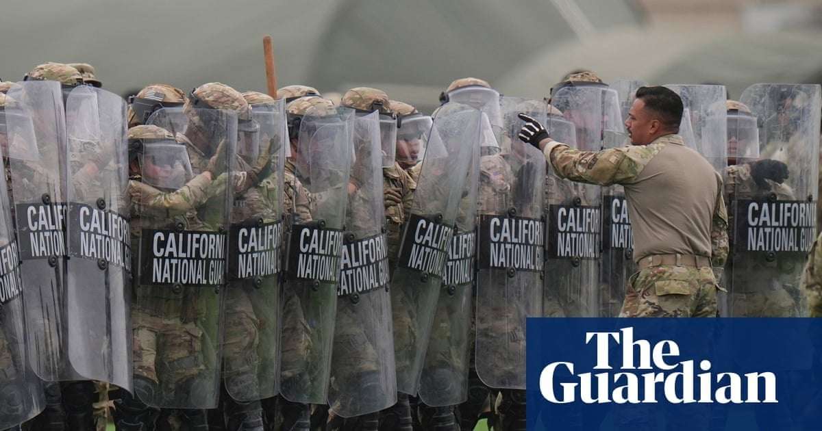 image for Troops and marines deeply troubled by LA deployment: ‘Morale is not great’