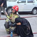 image for [OC] An Iranian woman firefighter comforts a survivor of last night's Israeli attack.