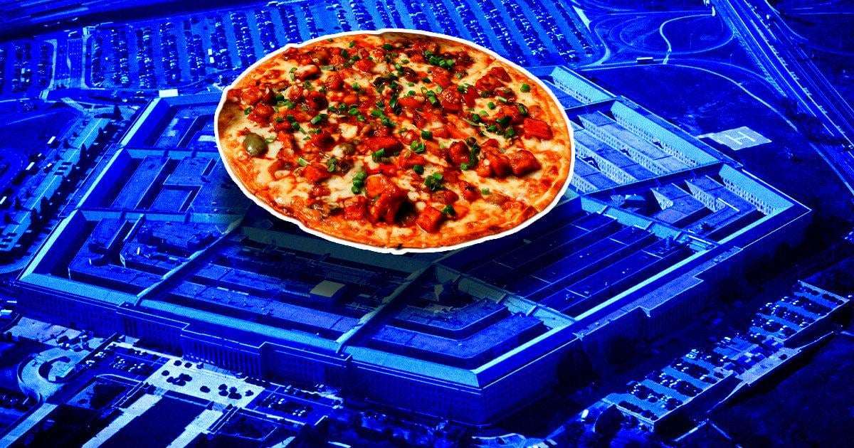 image for You Can Tell When War Is Breaking Out Because the Pentagon's Pizza Orders Spike Drastically