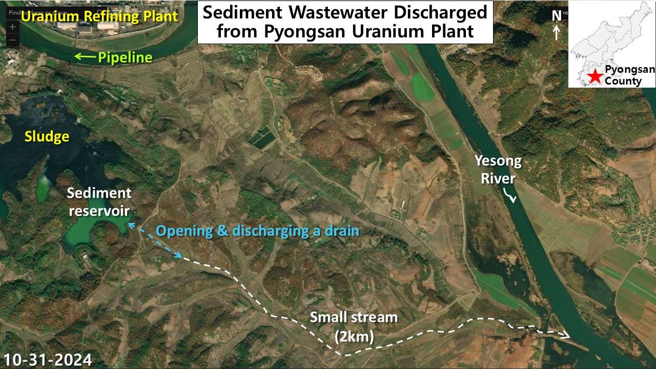 image for N. Korea discharges uranium waste into waters flowing to S. Korea