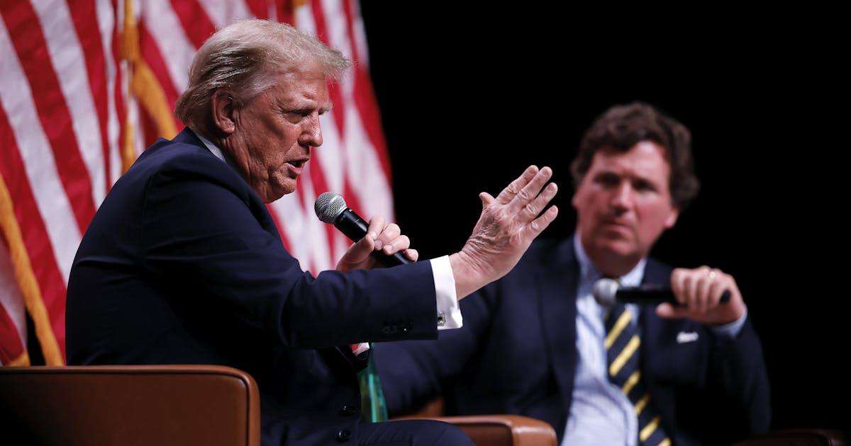 image for Trump Is Suddenly Raging at Tucker Carlson—and MAGA Is Deeply Rattled