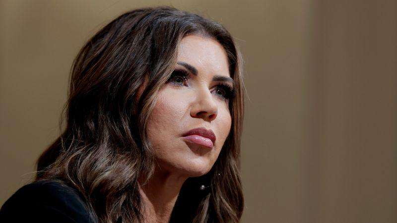 image for Homeland Security Secretary Kristi Noem transported to DC-area hospital after allergic reaction, DHS says