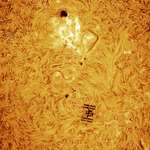 image for I just captured a once-in-a-lifetime photo of the ISS transiting the sun while it was flaring [OC]