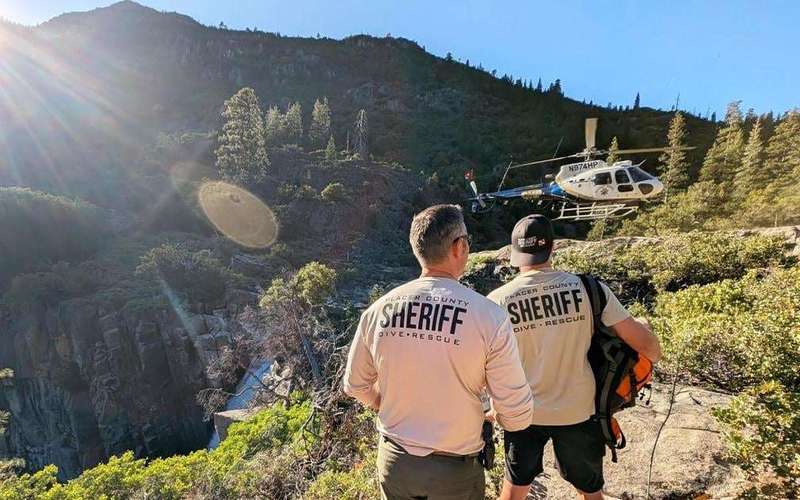 image for Three hikers found dead after they jumped into California waterfall