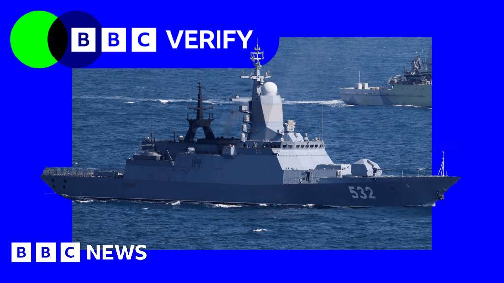 image for Russian naval ship 'disguised' itself while passing through English Channel