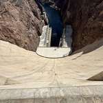 image for Looking straight down from the top of the Hoover Dam [OC]