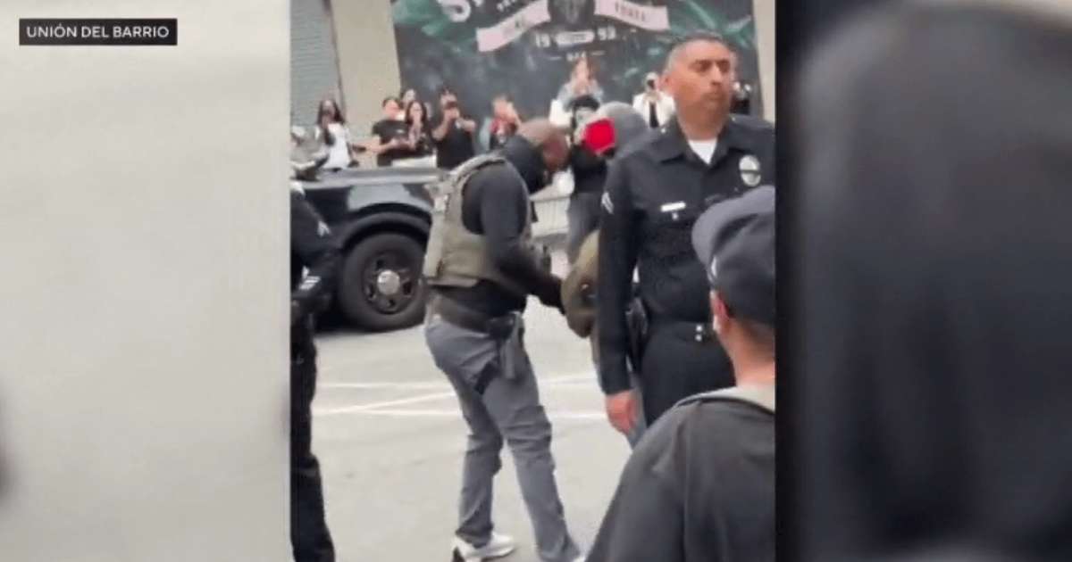 image for Family members outraged as U.S. citizen detained by federal agents in downtown LA on way to work