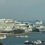 image for Not an everyday sight at a cruise terminal