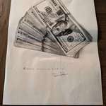 image for The receipt for my vehicle down payment.
