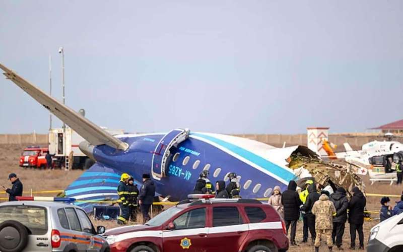 image for Plane crash near Kazakhstan's Aktau: recording surfaces of Russian giving order to open fire – photo, video