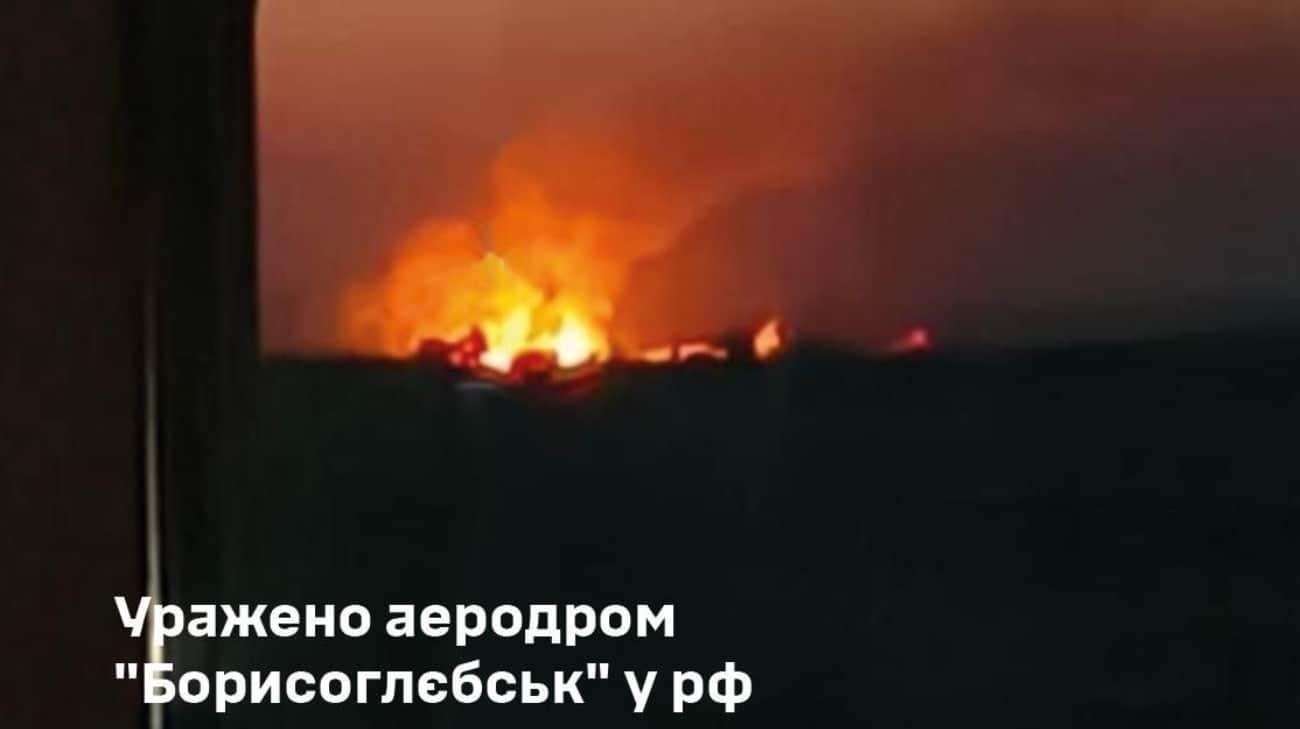 image for Ukrainian Special Forces strike Borisoglebsk air base, home to Russian fighter jets