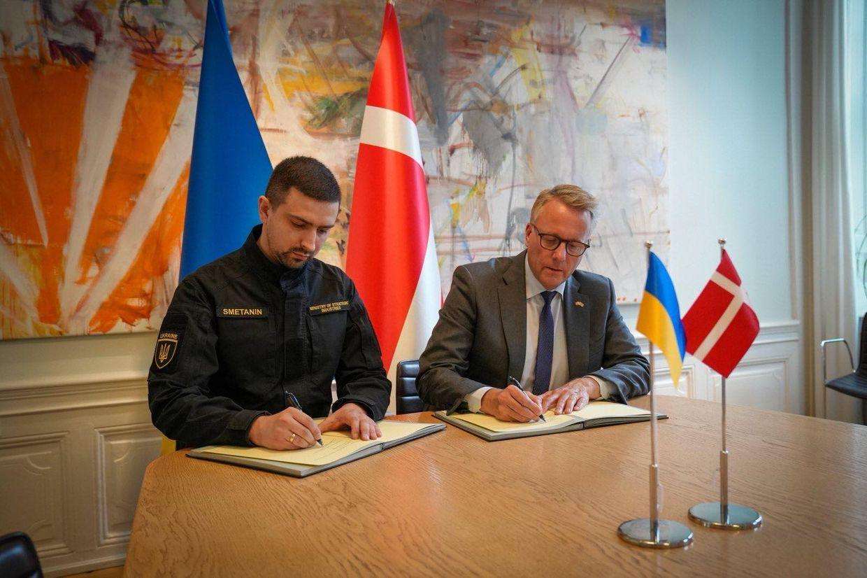 image for Ukraine, Denmark sign deal to launch Ukrainian military production on Danish soil