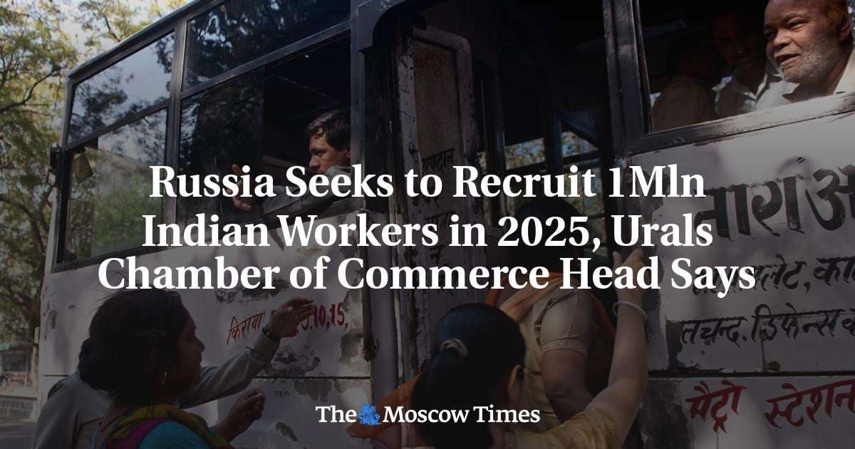 image for Russian Labor Ministry Denies Plans to Recruit 1M Indian Workers in 2025