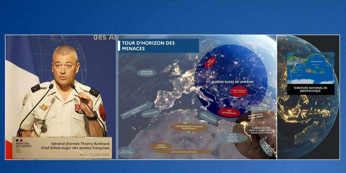 image for 🇫🇷France is Russia’s “First Enemy in Europe”, Warns Military Chief in Rare Briefing