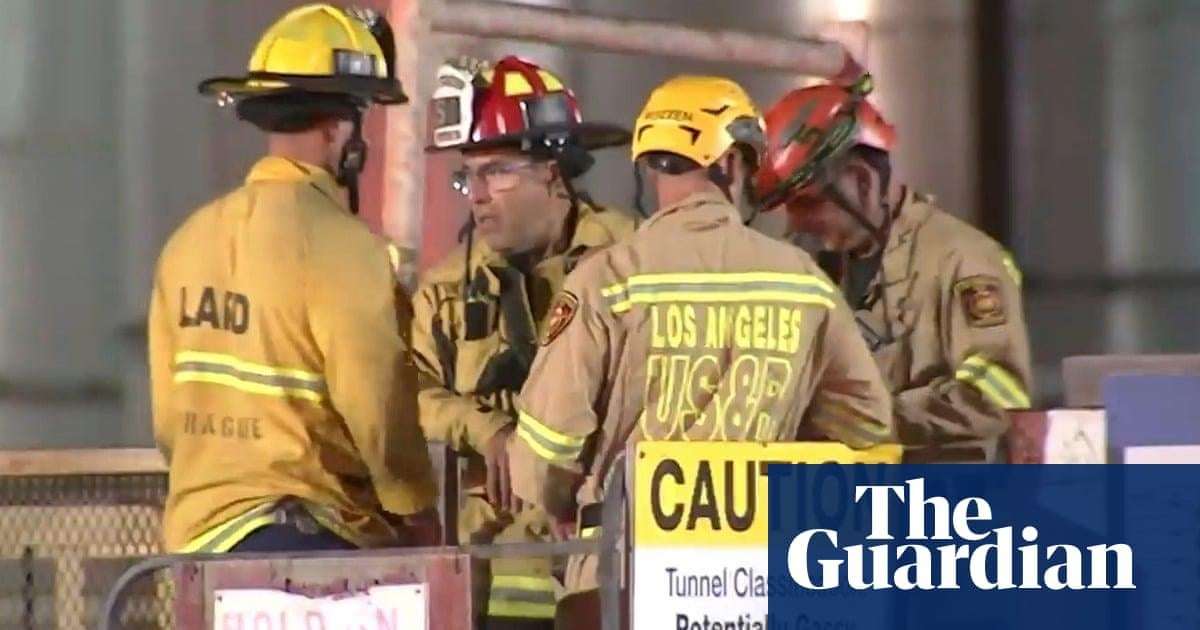 image for ‘We feared the worst’: 31 construction workers rescued after LA tunnel collapse