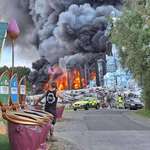 image for Mainstage of tomorrowland going in flames