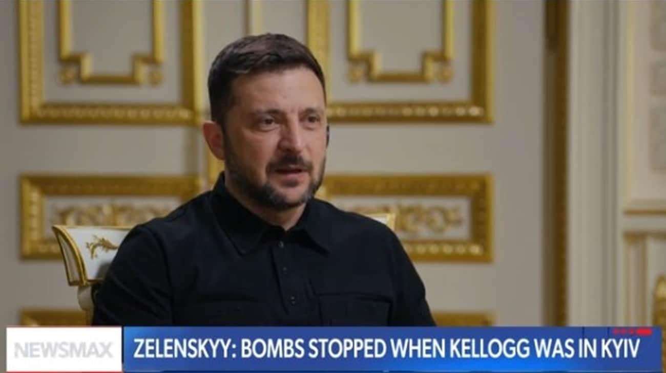 image for Zelenskyy: Putin fears US, no heavy attacks for two nights since Trump's envoy Kellogg arrived in Ukraine