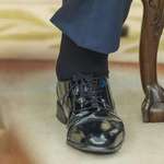 image for One swollen ankle belonging to the most powerful person on Earth.