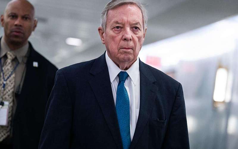 image for FBI agents were told to 'flag' any Epstein records that mentioned Trump, Sen. Durbin says