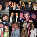 image for Some photographs of Donald and Melania Trump, Jeffrey Epstein, Prince Andrew, and Ghislaine Maxwell.