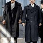 image for Two Turkish wrestlers visiting New York for a competition, 1909