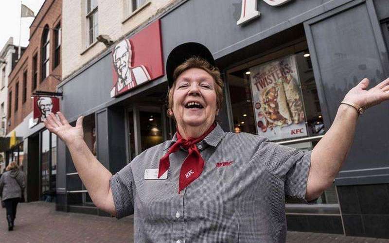 image for Taunton woman and longest-serving KFC worker in the world dies