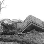 image for The shattered remains of Hitler’s Führerbunker in Berlin. Photo taken in 1947