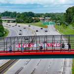 image for [OC] In response to a "Deport Jews" message in Hudson, Oh yesterday, we say FU to the Nazis!