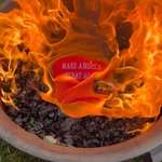 image for Man burning MAGA hat, twitter