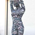 image for [OC] My woman made from steel, and Arizona river rock.
