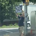 image for (OC) Shoutout to this guy doing the lord’s work in NC today