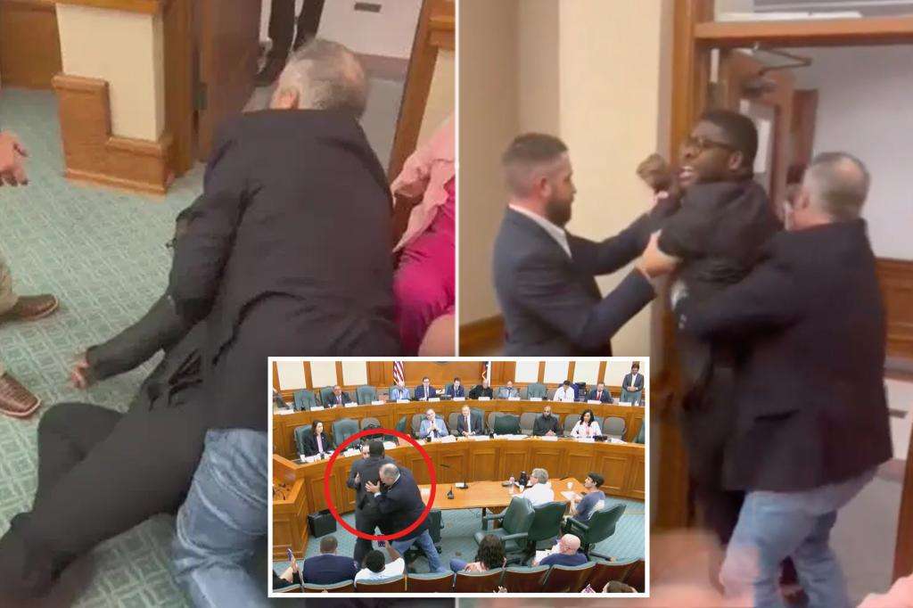 image for Democratic Texas congressional candidate dragged out, arrested after rant at redistricting hearing, wild video shows