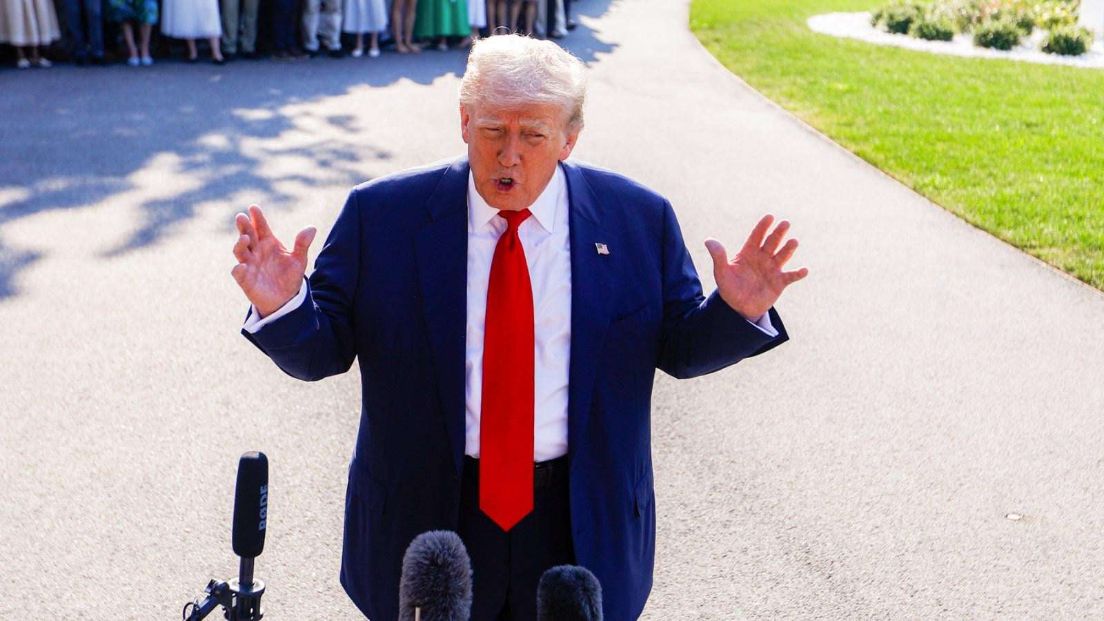 image for Trump Claims Someone May Have Forged His Signature on Birthday Letter to Epstein
