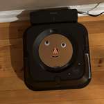 image for Told my 3 yr old she can put a face on our Roomba to make it less scary...not sure it helped  [OC]