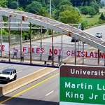 image for [OC] Cleveland's Burning River Brigade Strikes Again - FREE THE FILES NOT GHISLAINE