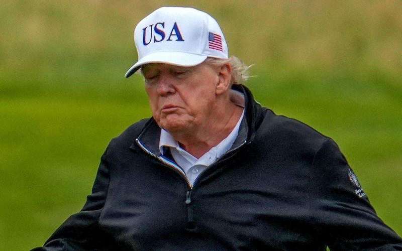 image for Donald Trump was accused of 'cheating at highest level' as golf game questioned