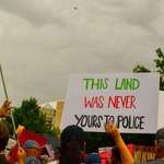 image for Beautiful protest sign on the rez here in my town. [OC]