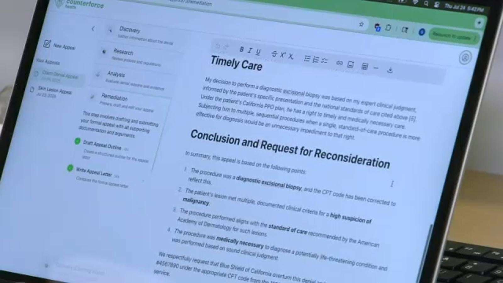 image for RTP-based company using AI to fight health insurance denials