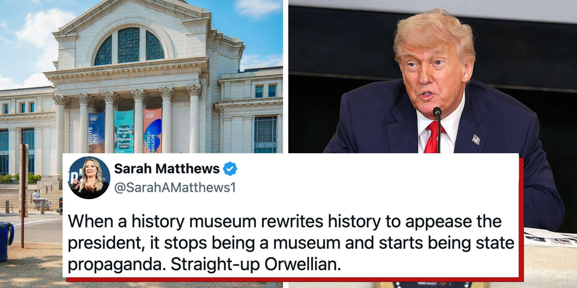 image for “Genuinely scary”: Smithsonian accused of “rewriting history” after quietly removing Trump from impeachment exhibit