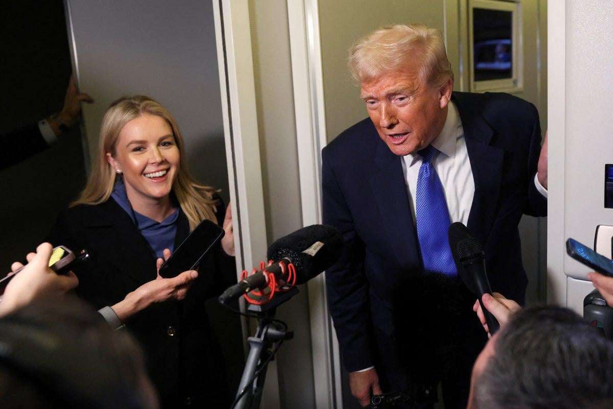 image for Trump gushes over Karoline Leavitt: ‘It’s that face, it’s that brain, it’s those lips, the way they move!’