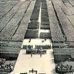image for A massive Nazi rally at the Nuremberg Zeppelin Field, 1930s.
