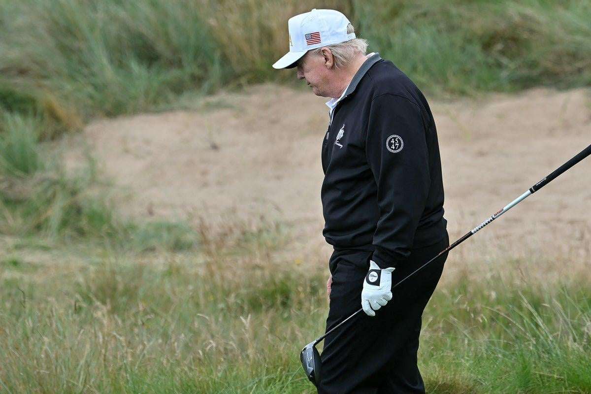image for White House boasts about Trump’s golf score – days after he was accused of cheating on his own course