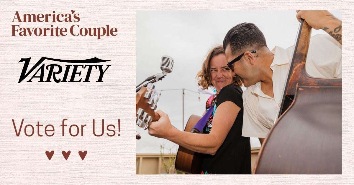 image for Firefighting couple in a band enters national contest to win a surf-club wedding — while raising money for food banks and ocean conservation