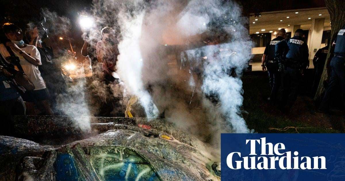 image for Trump administration to reinstall Confederate statue toppled in Black Lives Matter protests