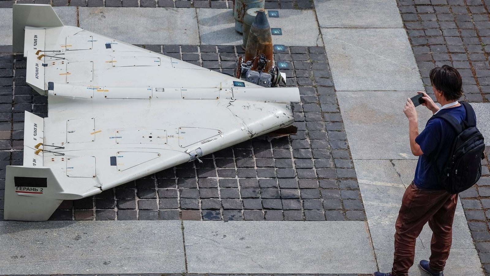 image for Ukraine flags Indian-made parts in drones used by Russian forces