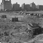 image for New York City's Central Park during the Great Depression,  1933