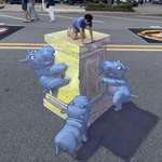 image for I won 2nd place at a chalk art festival