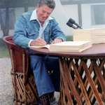 image for [OC Not] Reagan signing the Economic Recovery Tax Act starting Reagonomics in 1981.